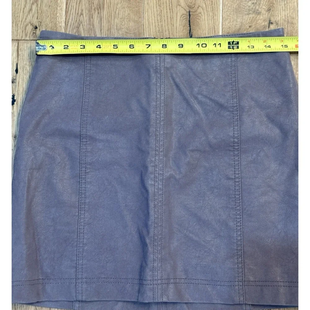 Free People Modern Femme Mini‎ Skirt Mulberry Sz 8